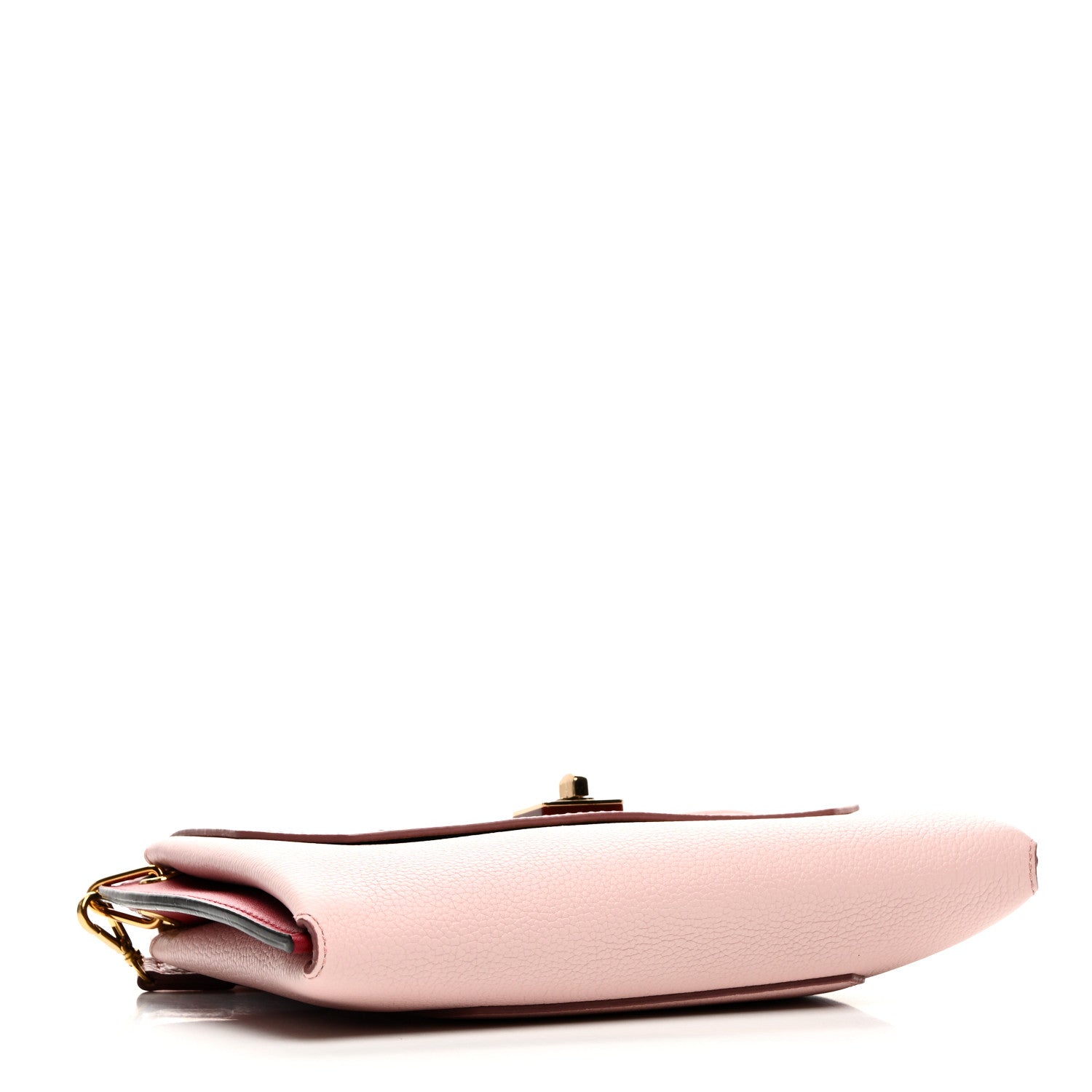 MCM Grained Calfskin Small Milla Clutch Pale Mauve 4 of 9