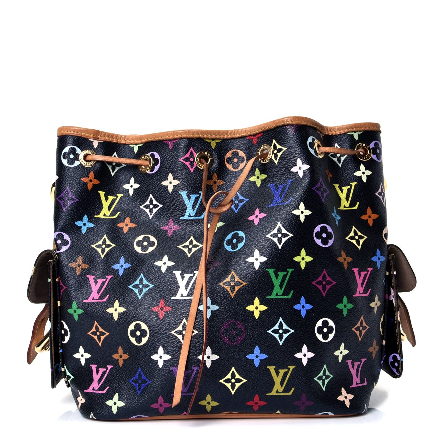 Monogram Multicolor Petit Noe Black