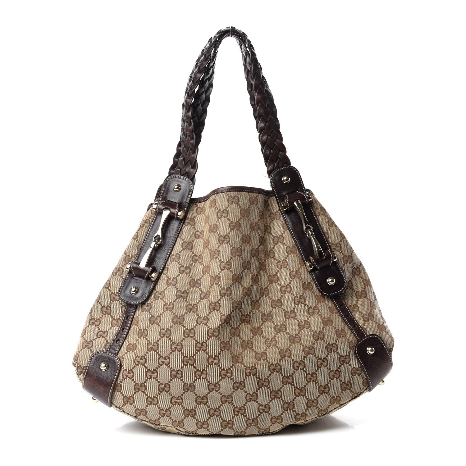 Gucci Monogram Medium Pelham Shoulder Bag Dark Brown 1 of 17
