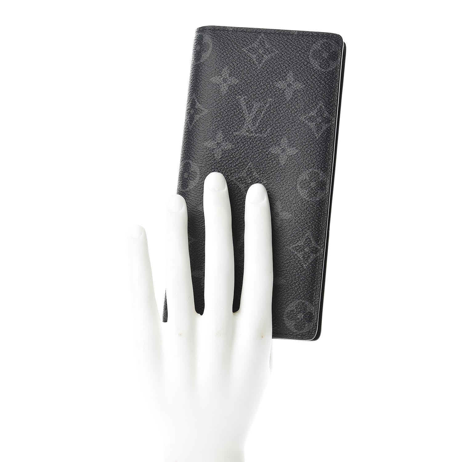Louis Vuitton Monogram Eclipse Brazza Wallet 2 of 8