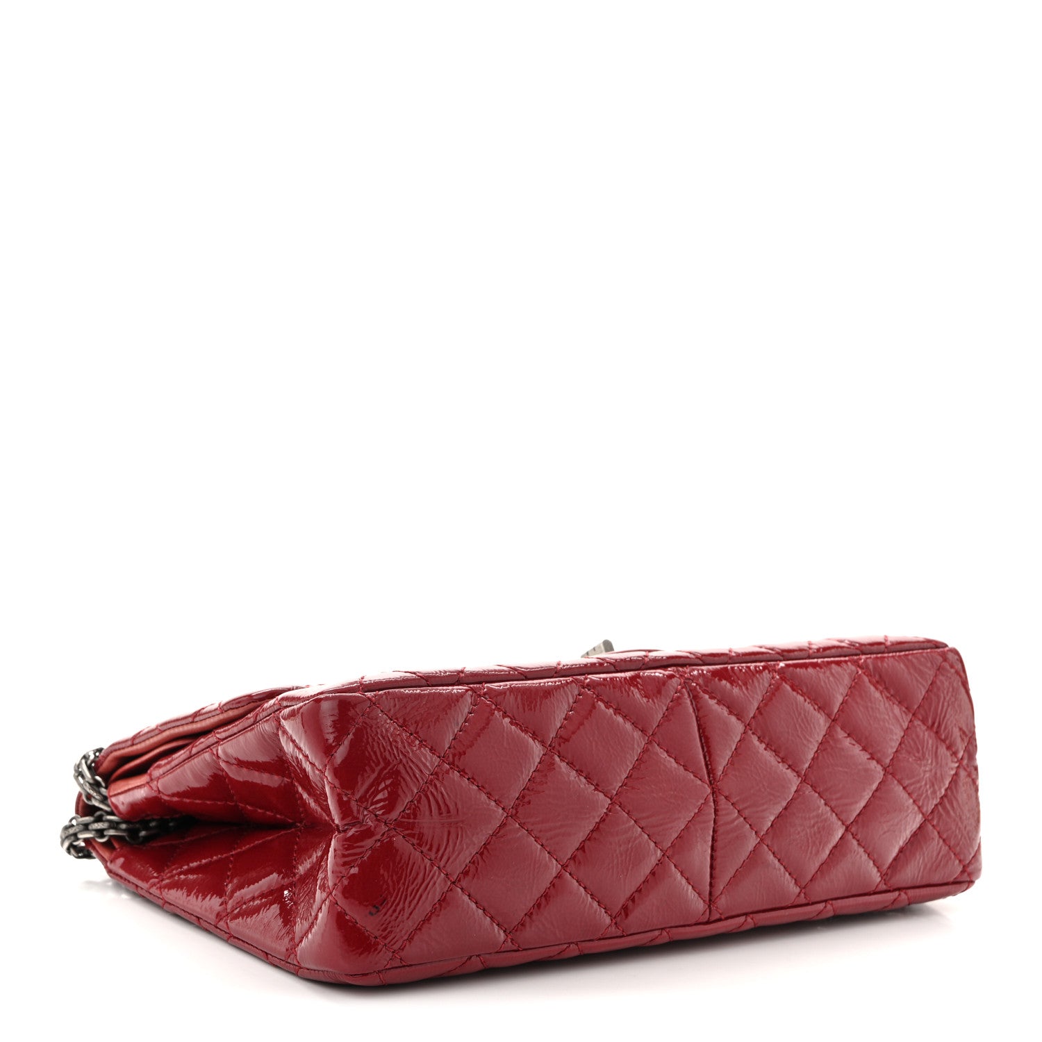 Chanel Patent Quilted 2.55 Reissue 226 Flap Red 4 of 10