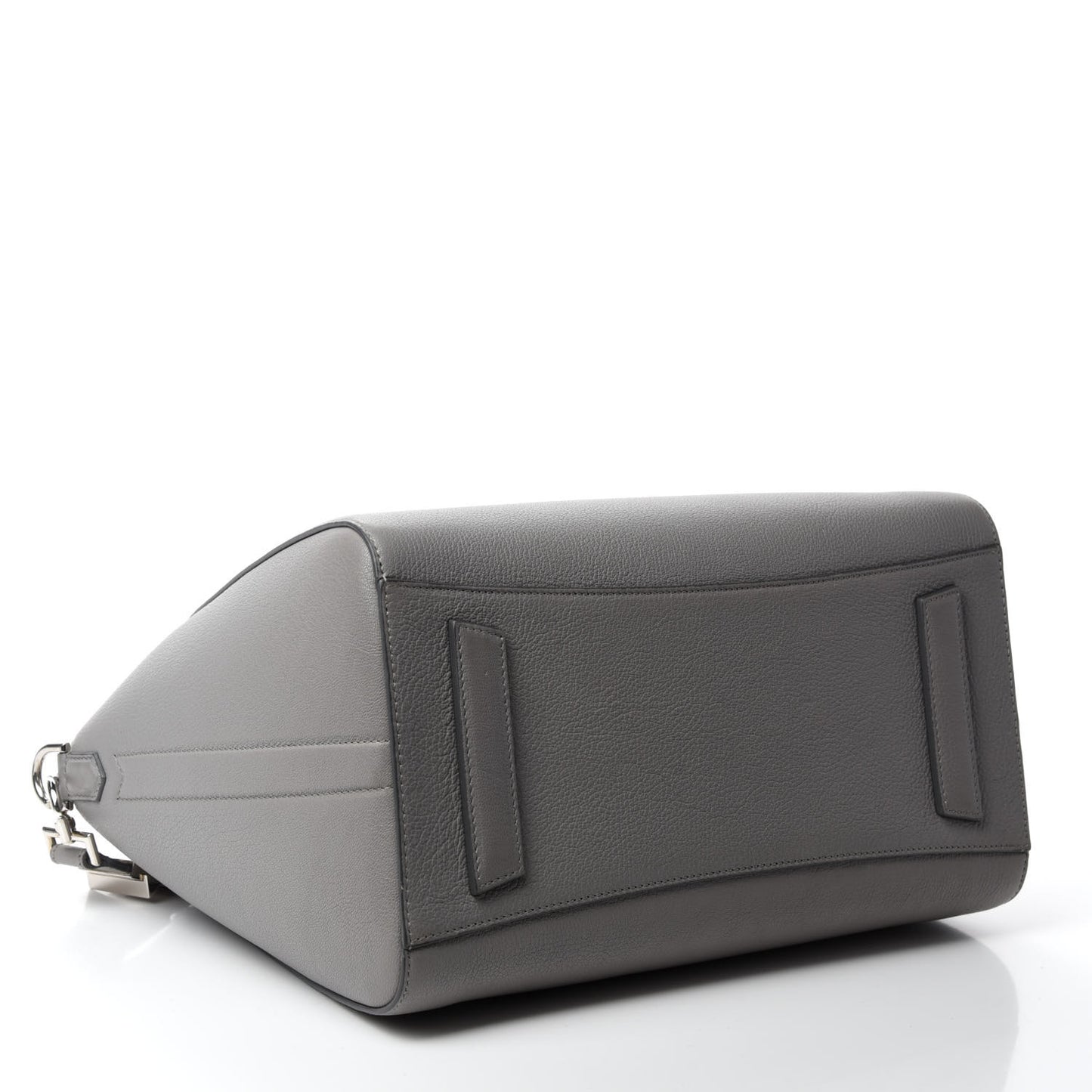 Sugar Goatskin Medium Antigona Pearl Grey