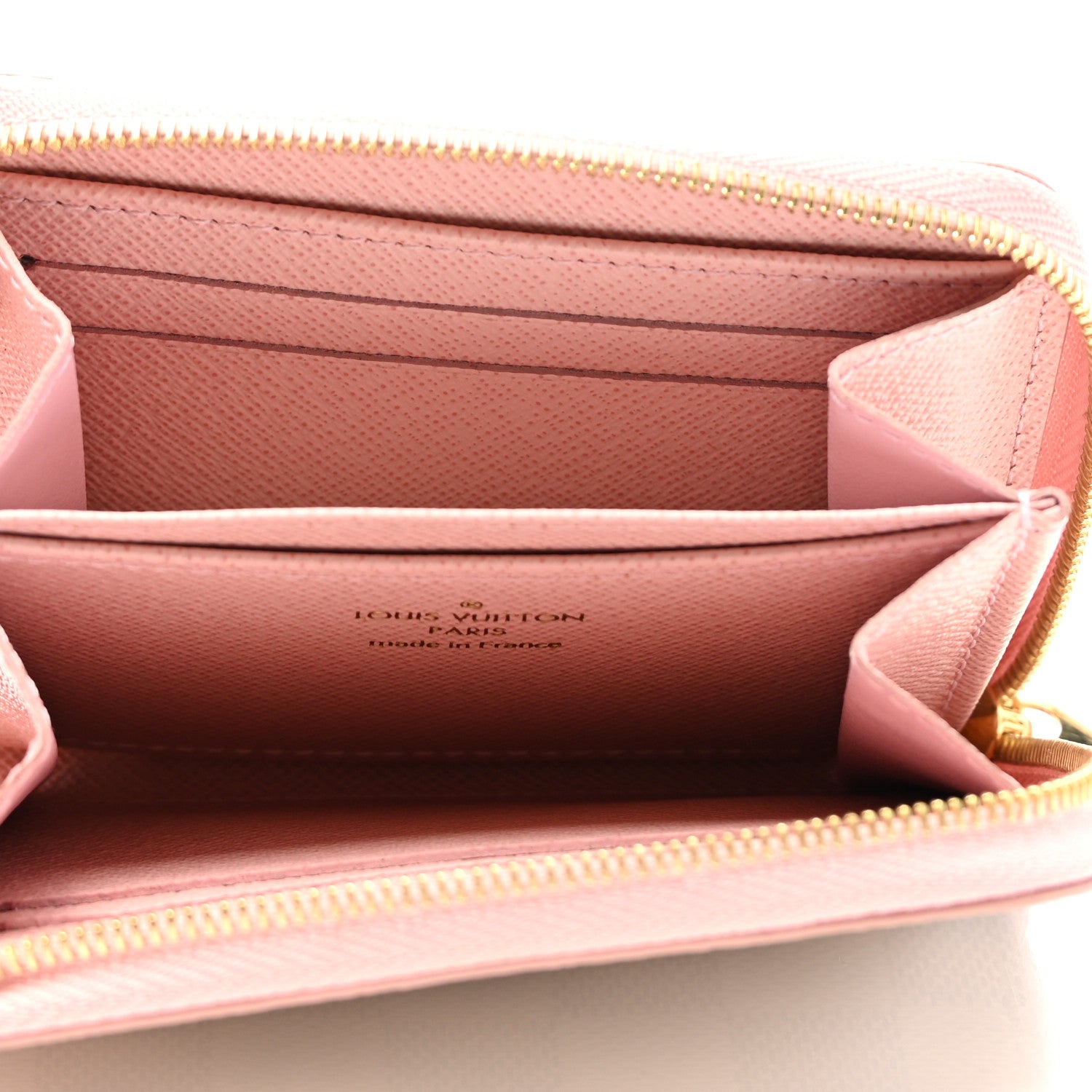 Louis Vuitton Damier Azur Zippy Coin Purse Rose Ballerine 5 of 6