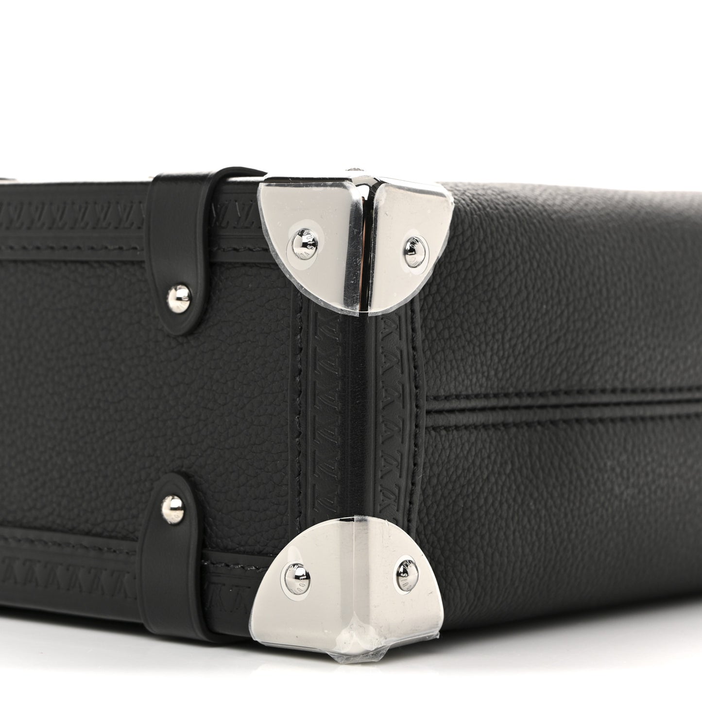 Calfskin Side Trunk MM Black