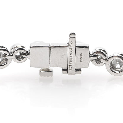 Tiffany Platinum Diamond Jazz Graduated Bracelet 4 of 6