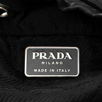 Prada Nylon Vela Mini Cinch Backpack Black 6 of 10