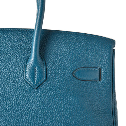 Hermes Togo Birkin 35 Bleu De Galice 33 of 38
