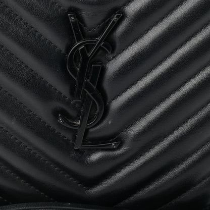 Saint Laurent Calfskin Matelasse Monogram Lou Camera Bag Black 12 of 12