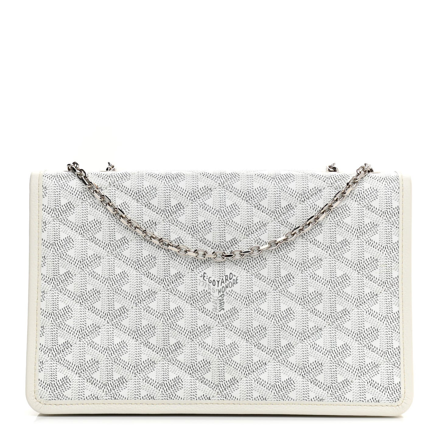 Goyardine Alexandre III Bag White