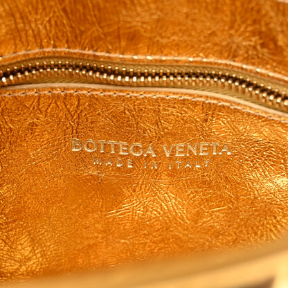 Bottega Veneta Mirror Lambskin Maxi Intreccio Padded Cassette Crossbody Bag Gold 6 of 10