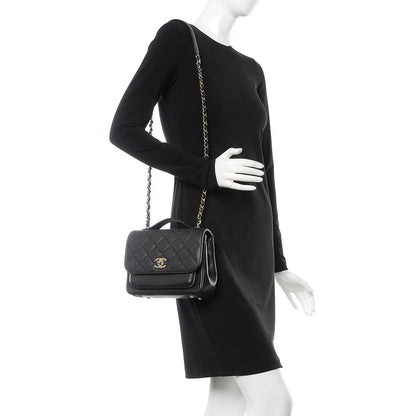 Chanel Caviar Quilted Medium Business Affinity Flap Black 2 of 7
