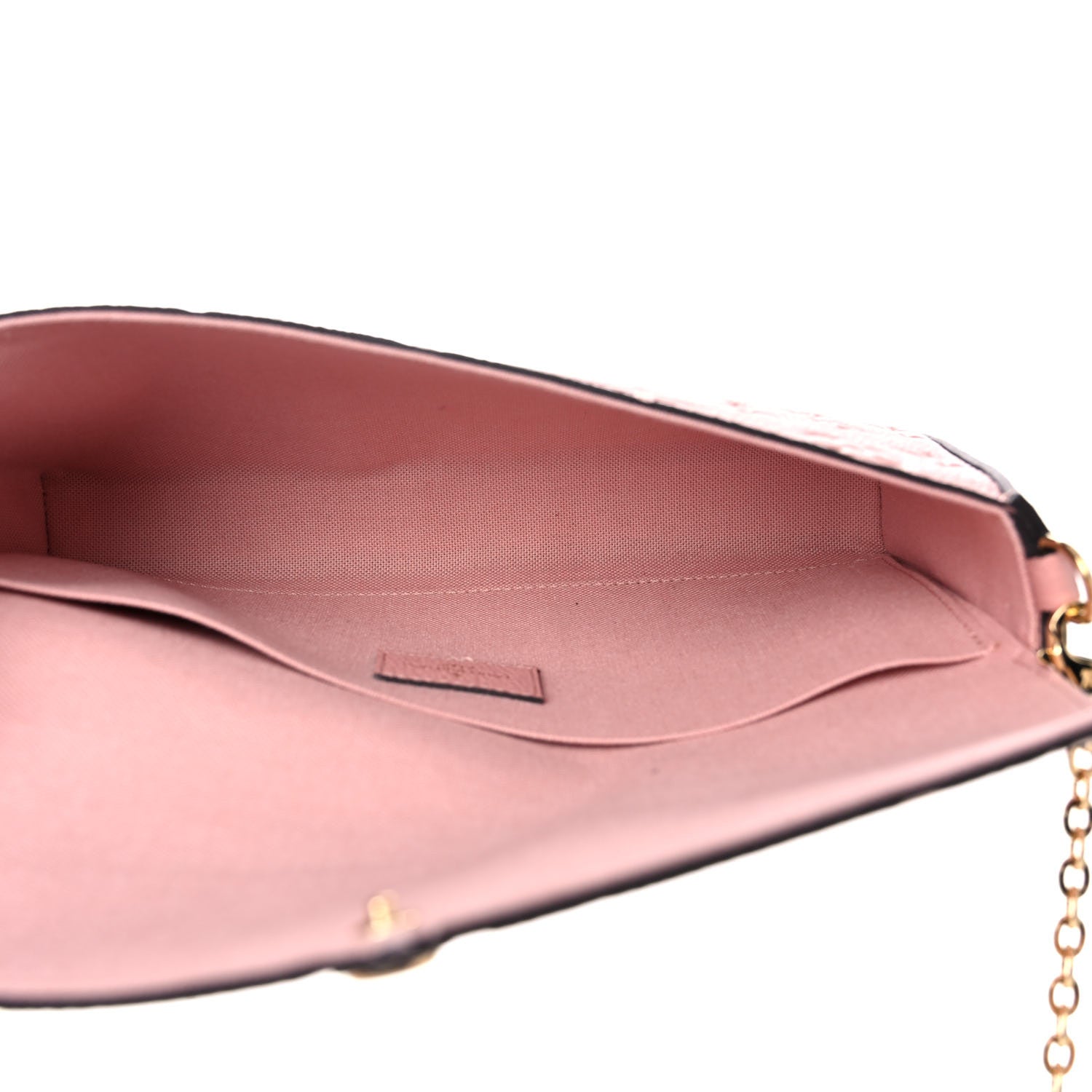 Louis Vuitton Empreinte Pochette Felicie Chain Wallet Rose Poudre 6 of 9