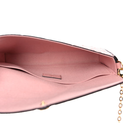 Louis Vuitton Empreinte Pochette Felicie Chain Wallet Rose Poudre 6 of 9