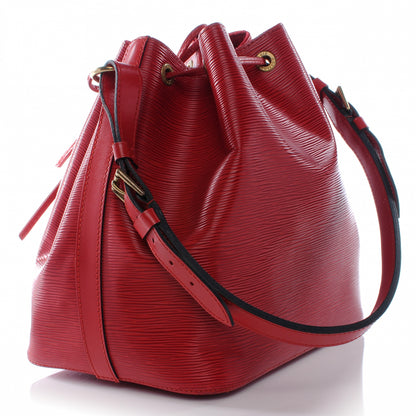 Louis Vuitton Epi Petit Noe Red 3 of 6