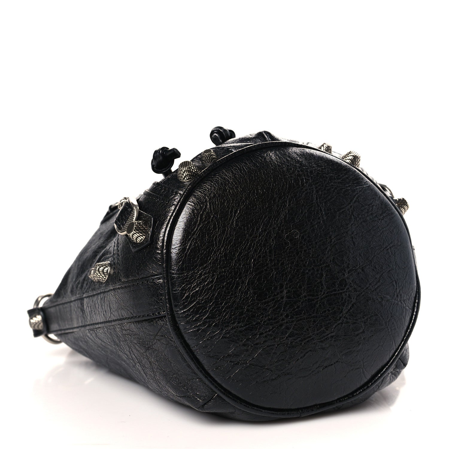 Balenciaga Agneau Arena Le Cagole Bucket Bag XS Black 4 of 9