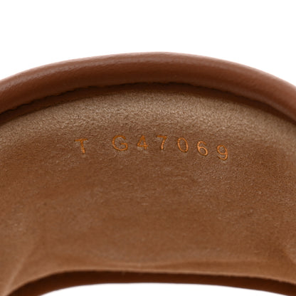 Chanel Raffia Lambskin CC Mules 38.5 Beige Brown 9 of 10