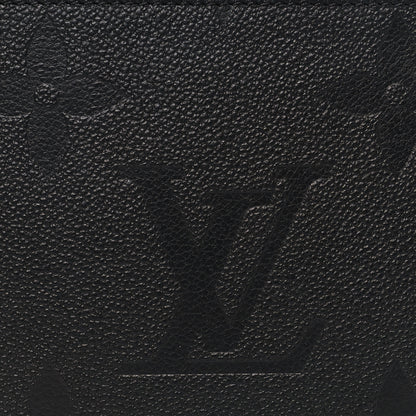 Louis Vuitton Empreinte Monogram Giant Neverfull MM Pochette Black 6 of 7