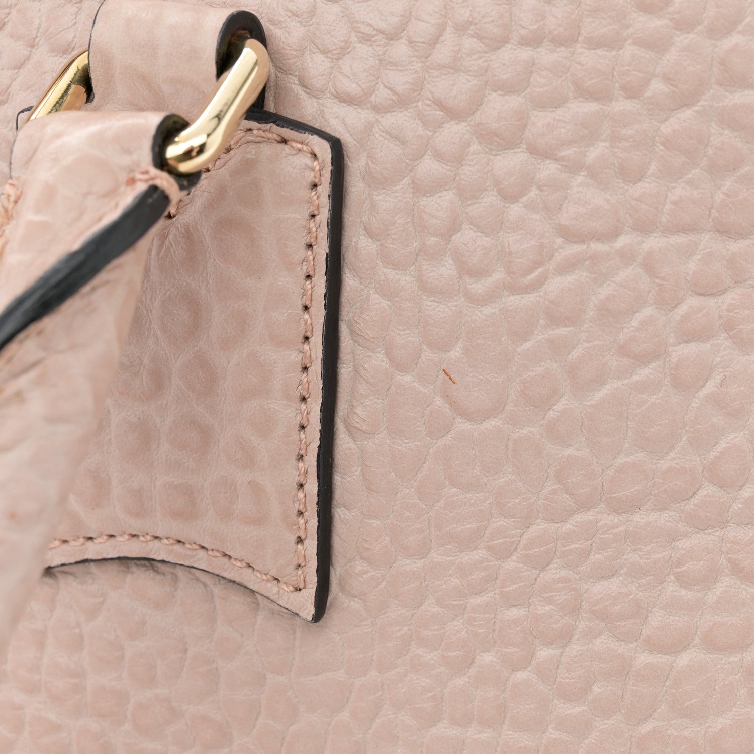 Burberry Heritage Grain Small Orchard Bowling Bag Nude 17 of 19