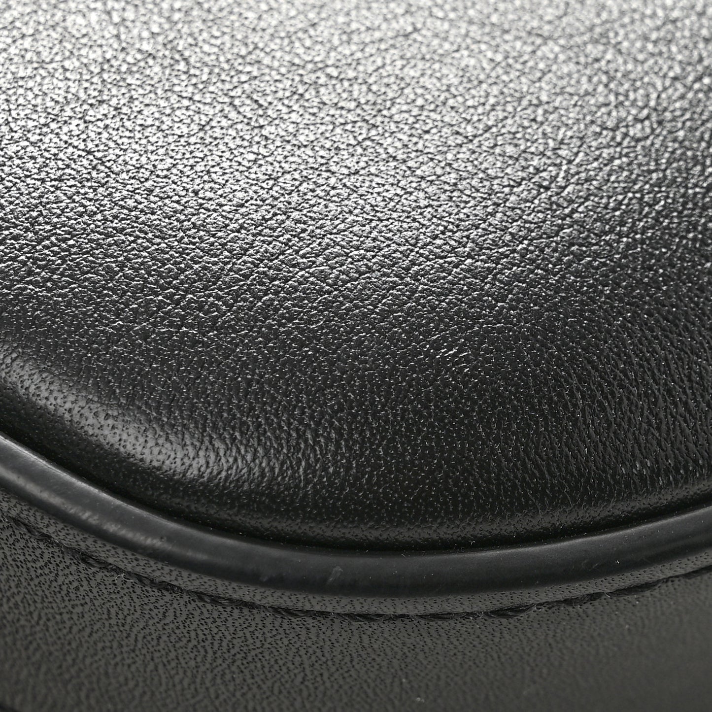Calfskin LV Bloom Pochette  Black