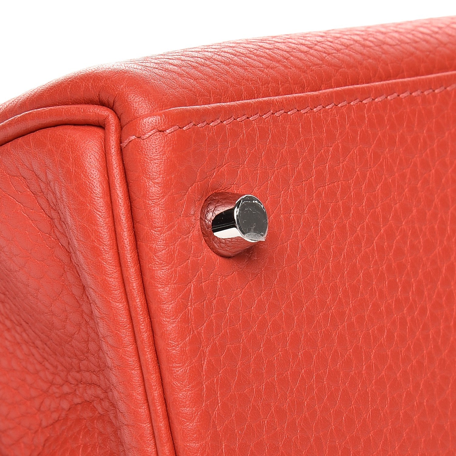 Hermes Taurillon Clemence Kelly Retourne 28 Rouge Pivoine 32 of 33