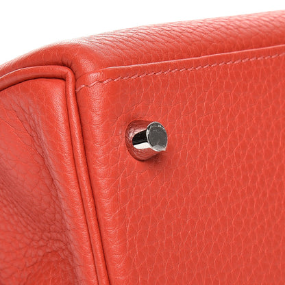 Hermes Taurillon Clemence Kelly Retourne 28 Rouge Pivoine 32 of 33