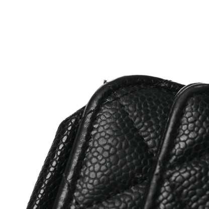 Chanel Caviar Quilted Wallet on Chain WOC Black 14 of 17