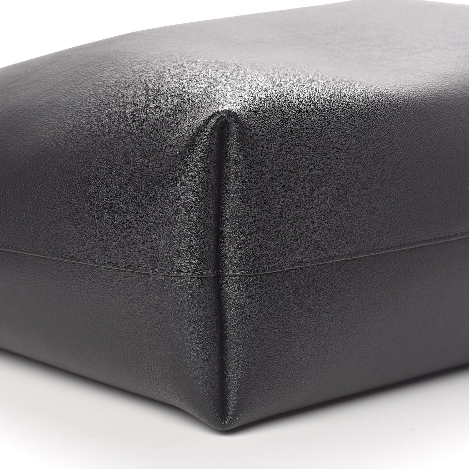 Saint Laurent Calfskin Large Shopping Tote Black 8 of 10