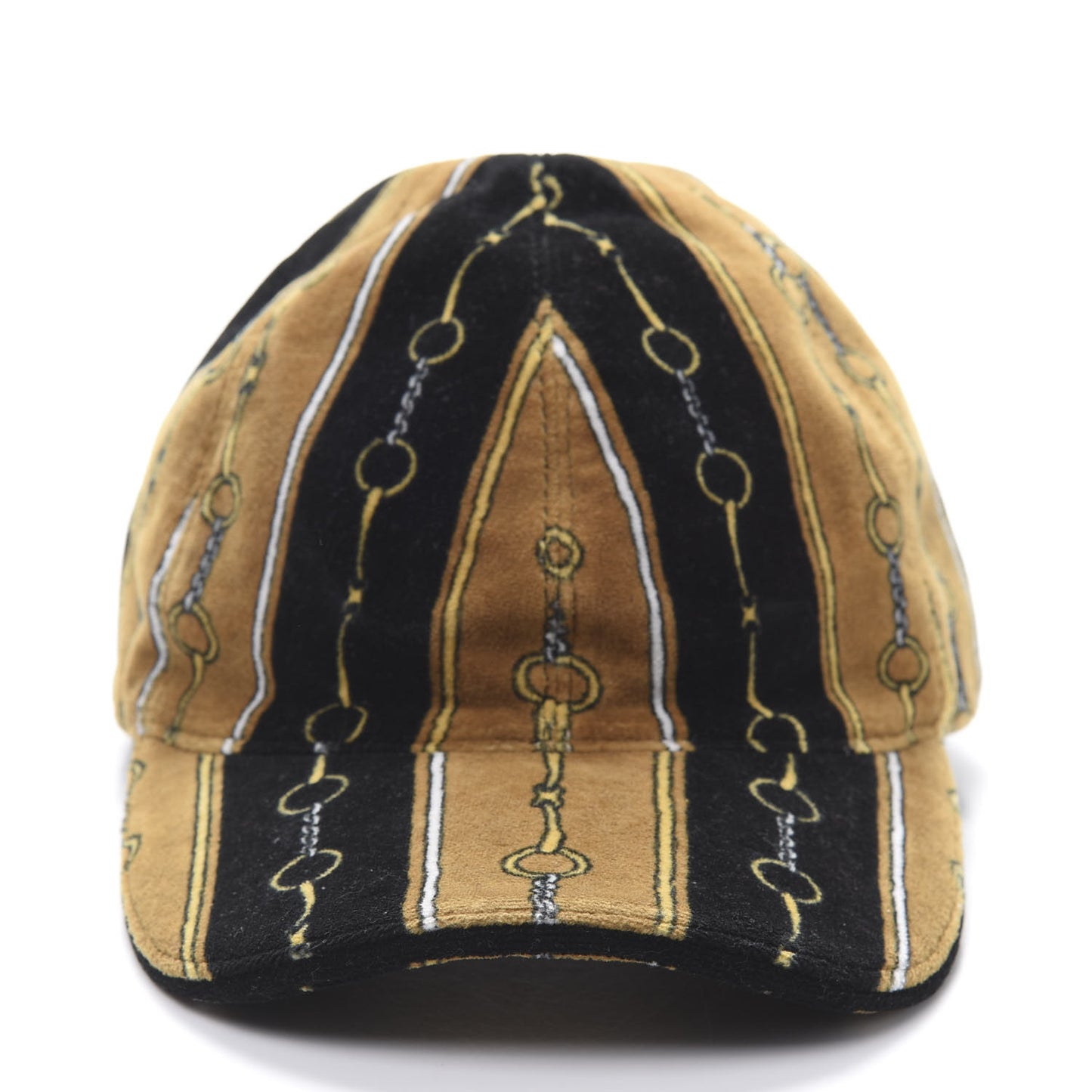 Chenille Printed Baseball Hat L Black Multicolor