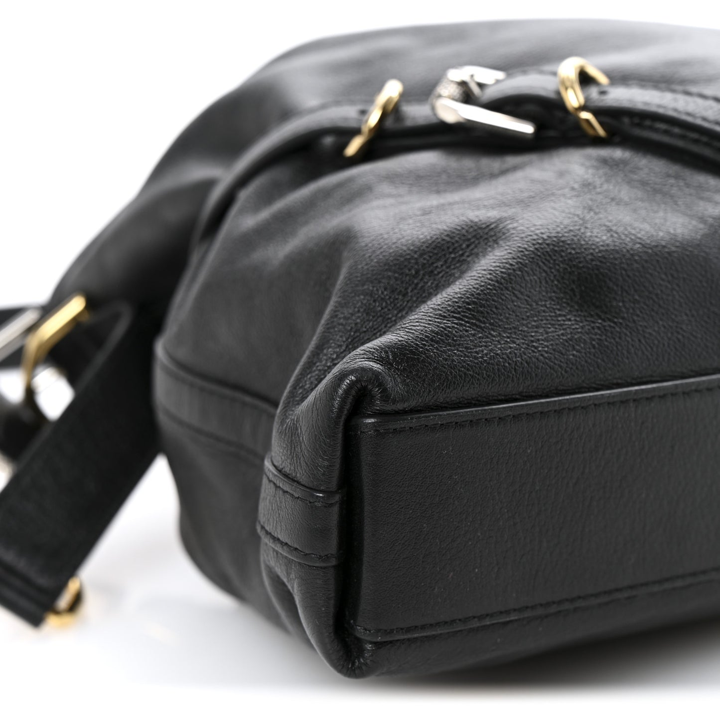 Calfskin Medium Voyou Bag Black