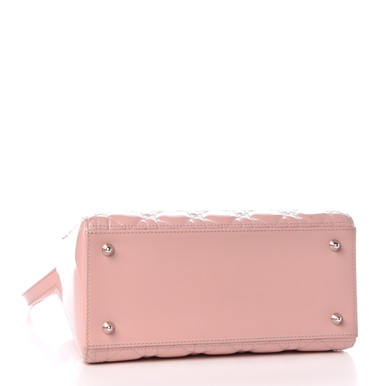 Christian Dior Patent Cannage Medium Lady Dior Rose Clair 5 of 16