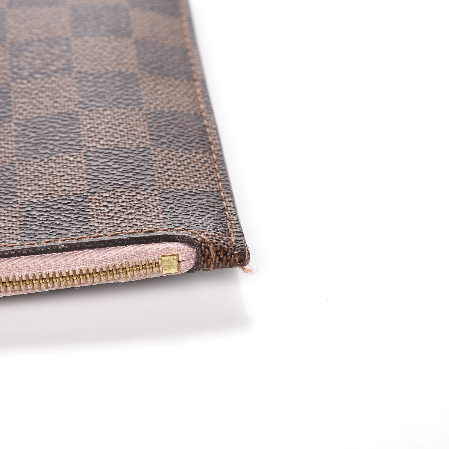 Louis Vuitton Damier Ebene Neverfull MM GM Pochette Rose Ballerine 11 of 13