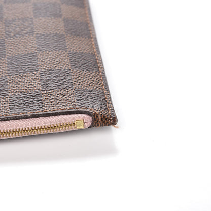 Louis Vuitton Damier Ebene Neverfull MM GM Pochette Rose Ballerine 11 of 13