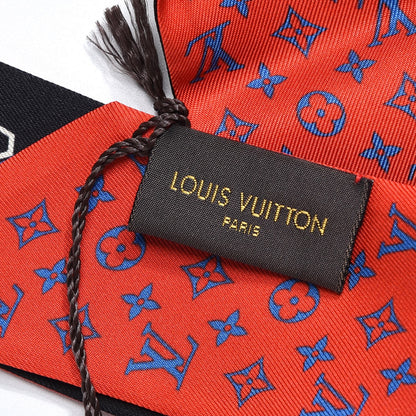Louis Vuitton Silk Monogram World Tour Stickers BB Bandeau Rouge 3 of 4
