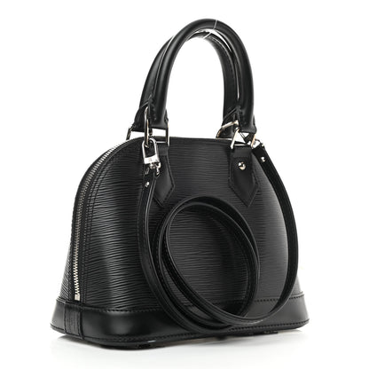 Louis Vuitton Epi Alma BB Black 3 of 12