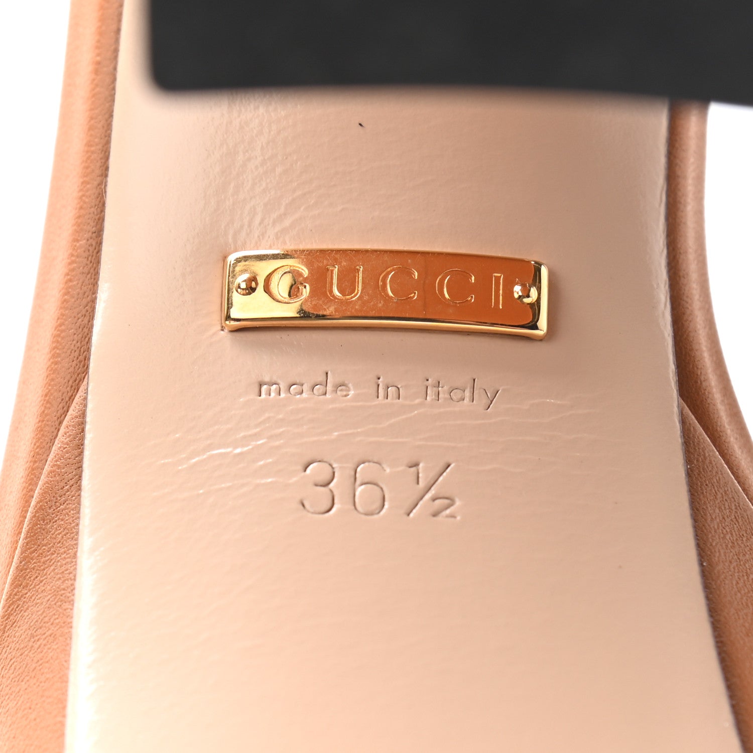 Gucci Calfskin GG Marmont Ankle Wrap 30/115mm Platform Sandals 36.5 Cognac 7 of 10