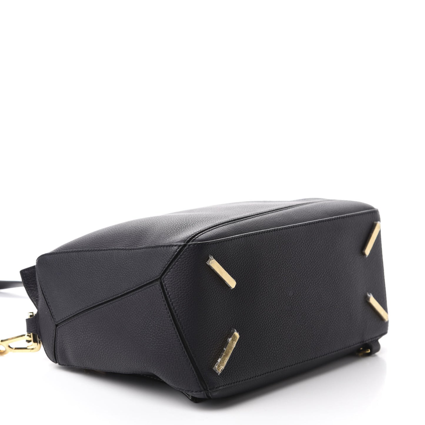 Calfskin Medium Puzzle Bag Midnight Blue Black