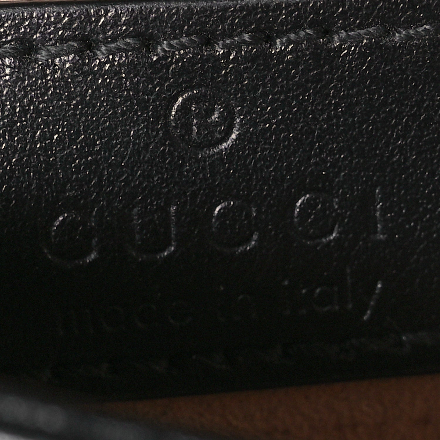 Gucci Calfskin Matelasse Super Mini GG Marmont Shoulder Bag Black 6 of 11