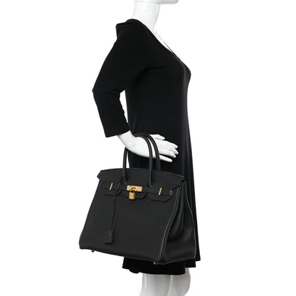 Hermes Togo Birkin 35 Black 2 of 11