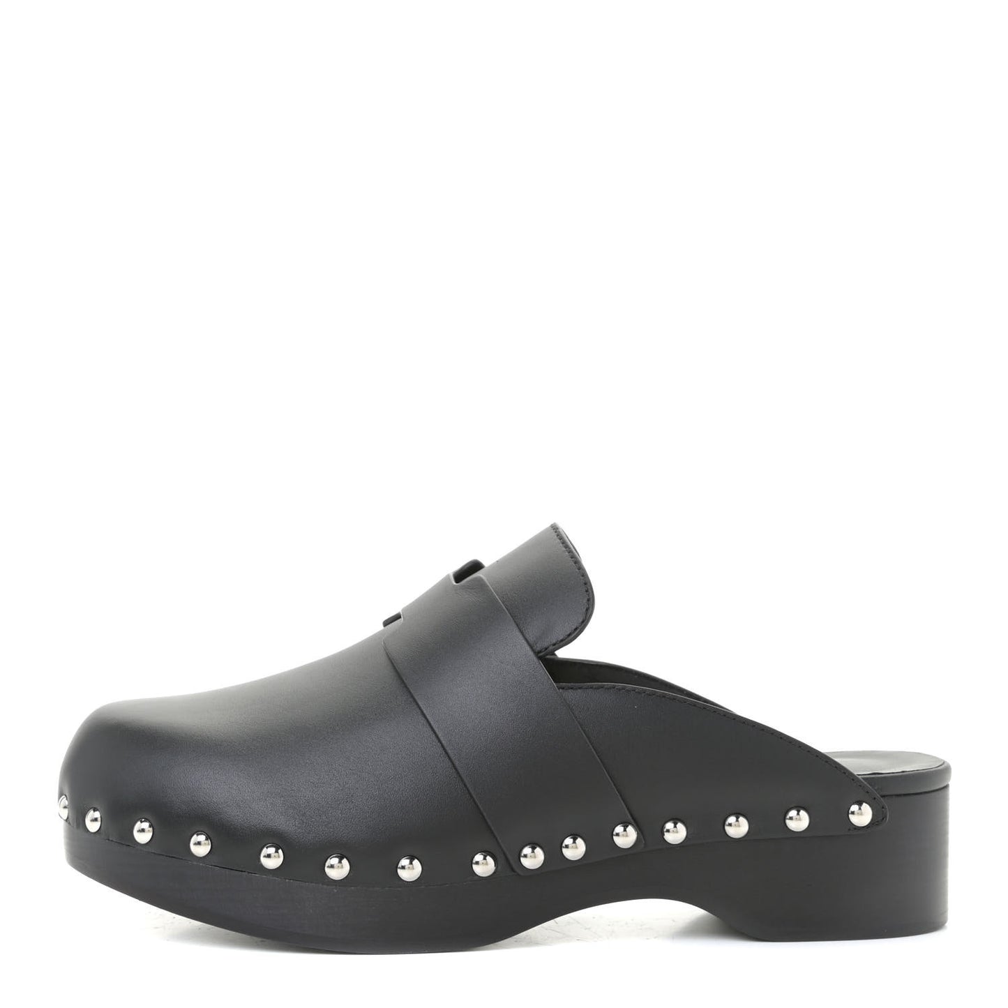 Calfskin Calya Mules 36 Black