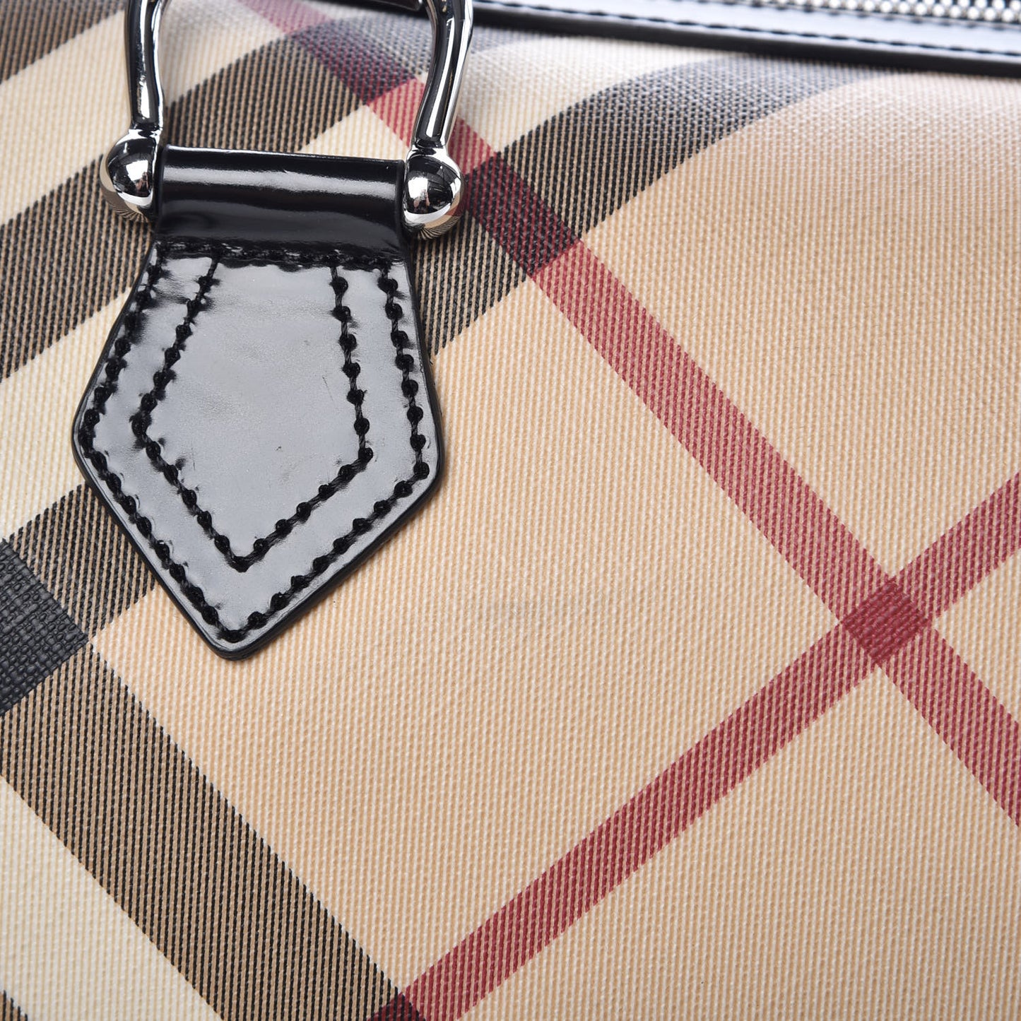 Supernova Check Patent Bowling Bag Black