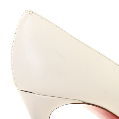 Christian Louboutin Nappa Patent Studded Predupump 85 Pumps 39.5 White 10 of 12