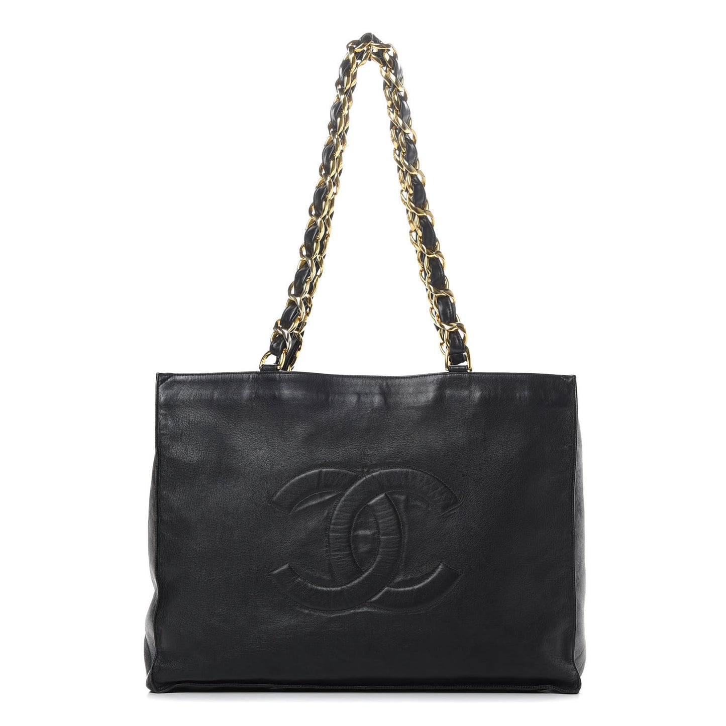 Lambskin CC Tote Black