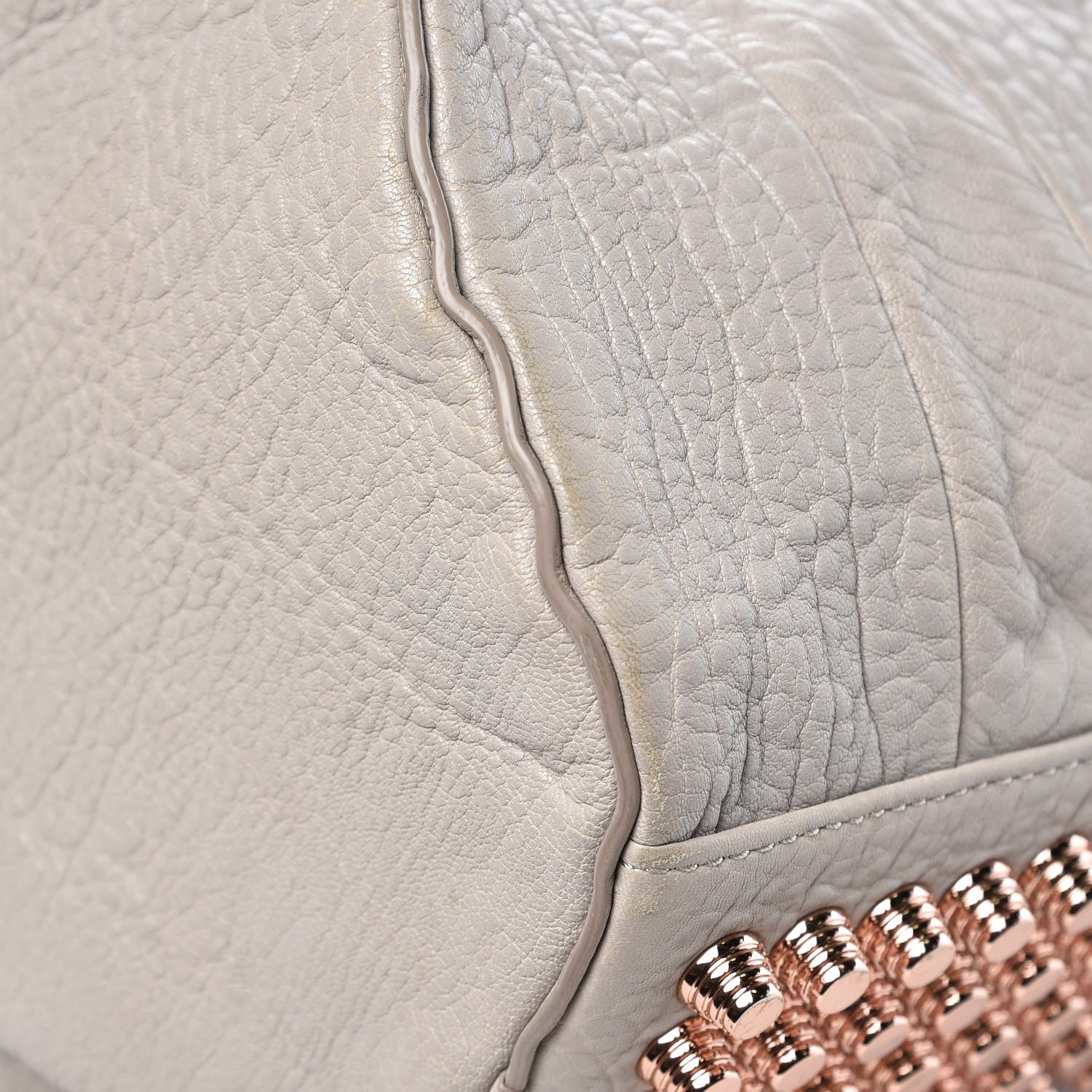 Alexander Wang Pebbled Lambskin Rocco Lilac Rose Gold Hardware 9 of 16