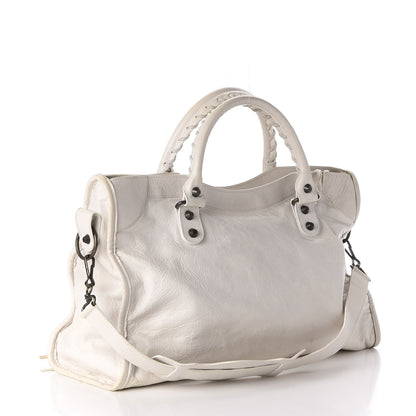 Balenciaga Agneau Classic Hardware City White 2 of 14