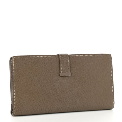 Hermes Epsom Bearn Gusset Wallet Etoupe 3 of 10