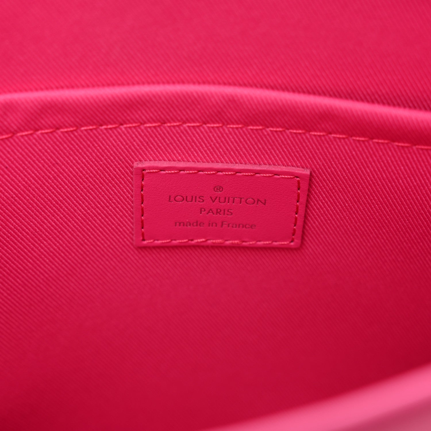 Louis Vuitton Monogram Macassar Pochette Voyage MM Fuchsia 6 of 7