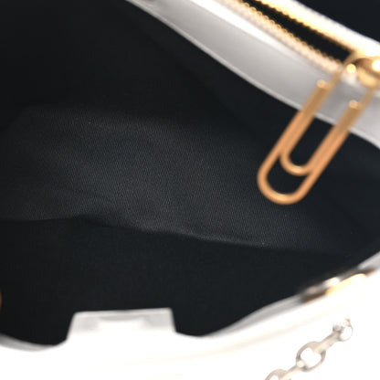 Off-White Calfskin Diagonal Quilted Jackhammer 25 Tote White 5 of 9