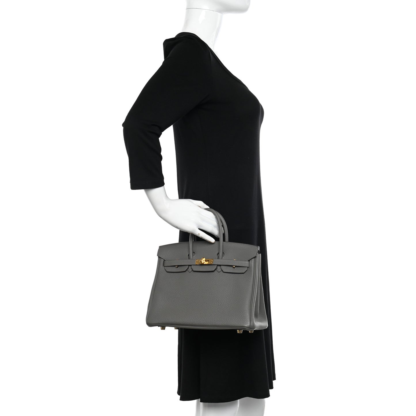 Togo Birkin 25 Gris Meyer