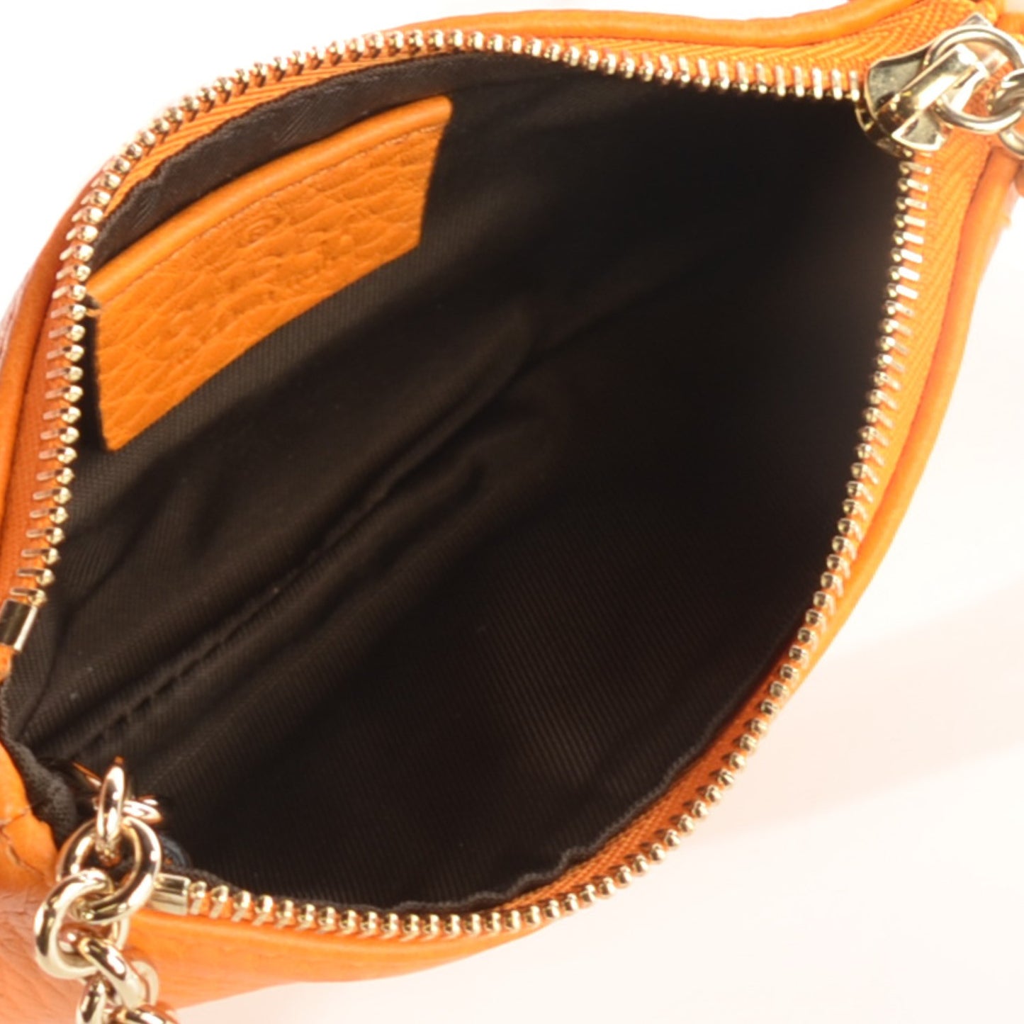 Pebbled Calfskin Soho Key Case Curcuma