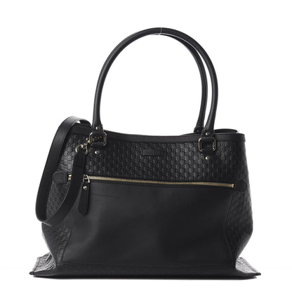 Gucci Soft Microguccissima Large Tote Black 1 of 9